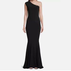 Norma Kamali - One Shoulder Fishtail Gown Sz Small
